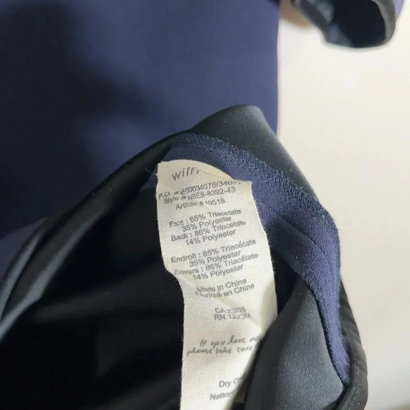 ARITZIA | WILFRED LE FOU SHIFT DRESS IN  NAVY - Picture 12 of 16